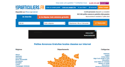Desktop Screenshot of lesparticuliers.fr